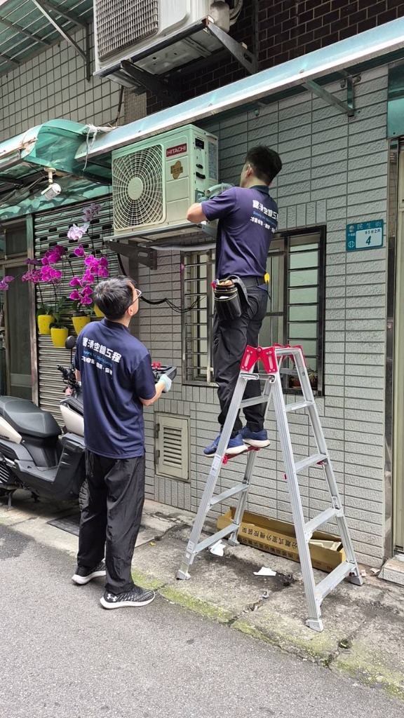 維修案例 - 現場管路及室外機點檢